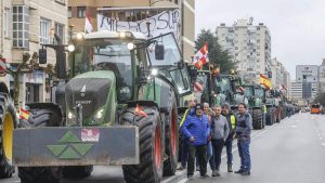 Tractorada en Burgos para protestar contra el acuerdo entre la UE y Mercosur